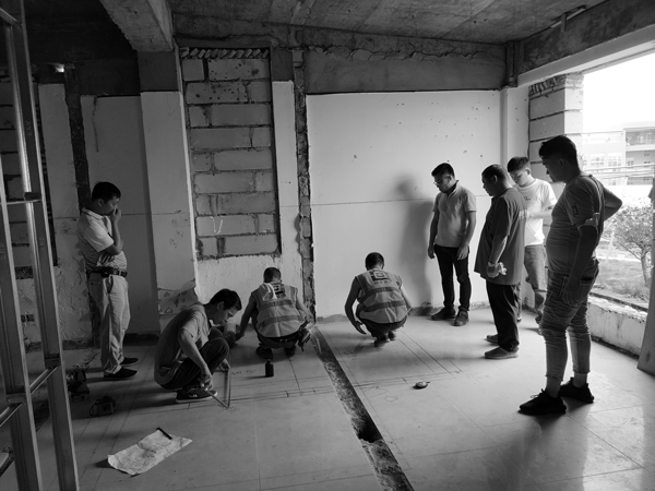 深圳會(huì)所項(xiàng)目設(shè)計(jì)施工現(xiàn)場(chǎng)